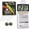 LXSZRPH termómetro de reptiles higrómetro HD LCD tanque de