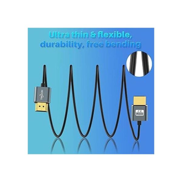 Twozoh Cable HDMI a HDMI ultrafino de 3.3 pies cable HDMI_2
