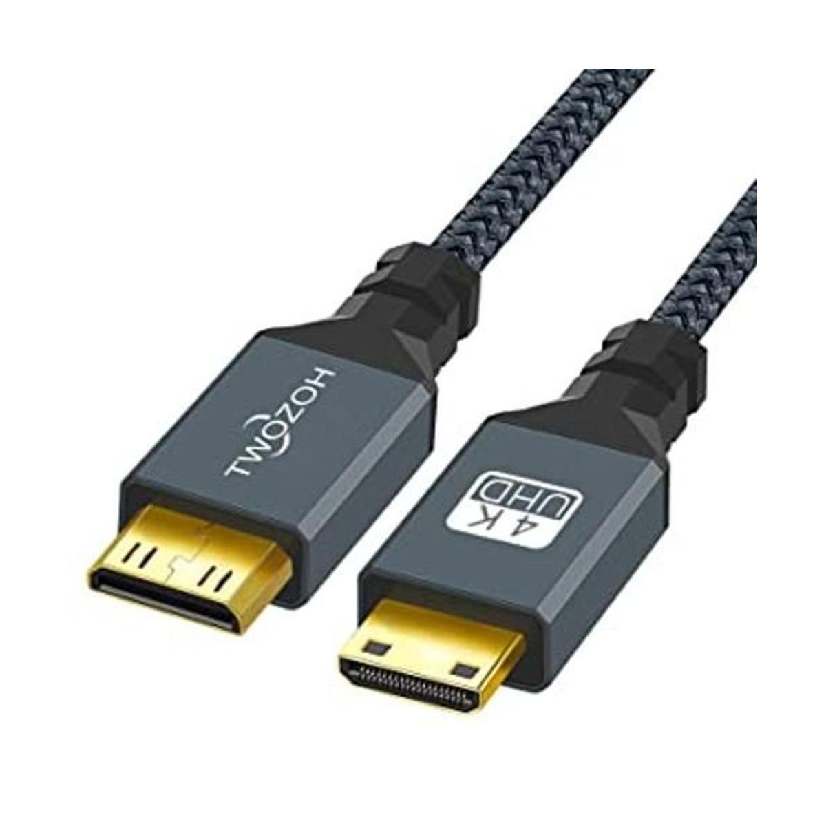 Cable Twozoh Mini HDMI a Mini HDMI 11.8 in tipo C Mini