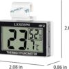 LXSZRPH termómetro de reptiles higrómetro HD LCD tanque de