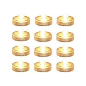 Luz LED brillante sin llama funciona con pilas vela de_1