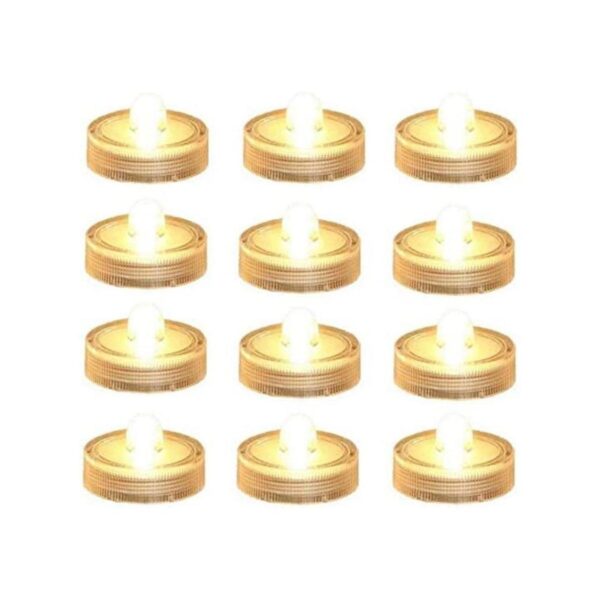 Luz LED brillante sin llama funciona con pilas vela de_1