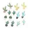 Zhiheng 14 dijes flotantes con diseño tropical de cactus