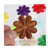 Paquete de 40 parches de flores para planchar con