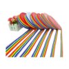 Cintas de grogrén arco iris de 32.8 ft para envolver