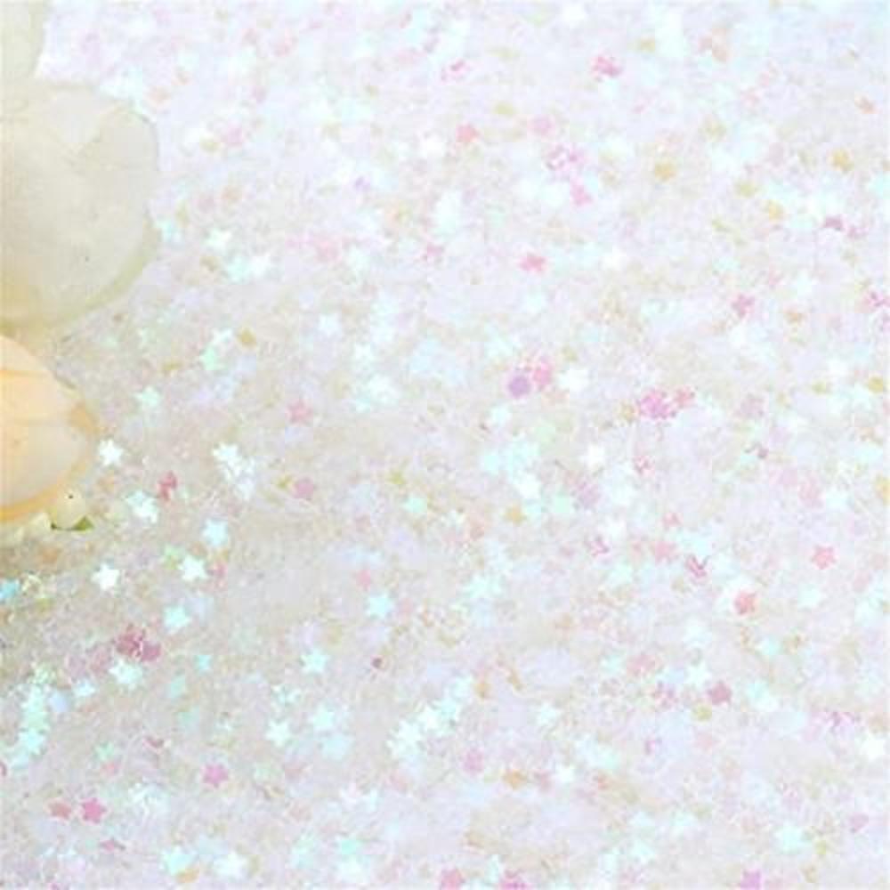 Confeti en forma de estrella iridiscente de 3.53 oz