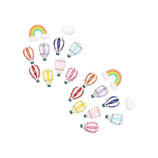 Paquete de 20 dijes de arcilla polimérica Kawaii de