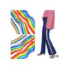 Cintas de grogrén arco iris de 32.8 ft para envolver