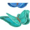 Varios colores 12 parches de mariposa 3D para coser en_4