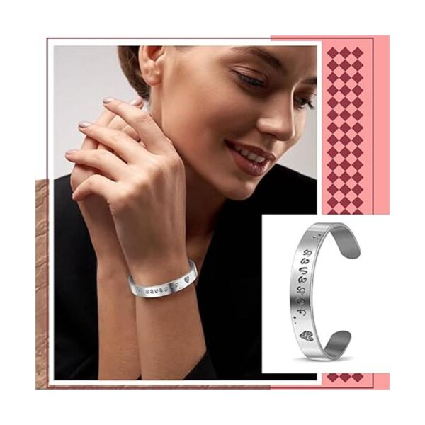 Juego de 19 piezas de metal para estampado de pulsera en