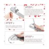 Juego de 19 piezas de metal para estampado de pulsera en