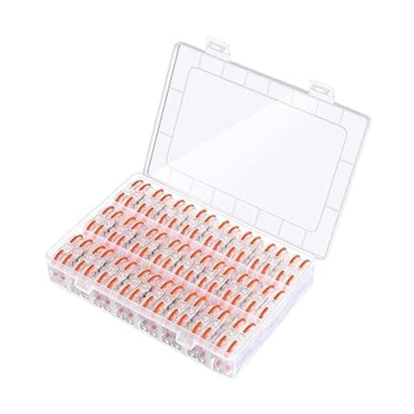 100 conectores de cable de 1 a 1 conector de cable en