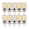 10 unidades G4 Bombilla LED regulable 120 V 110 V 130 V