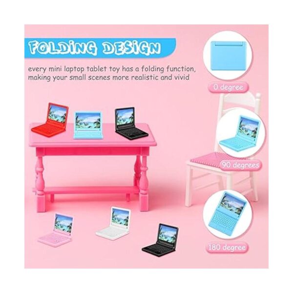 15 piezas de casa de muñecas mini portátil simulación