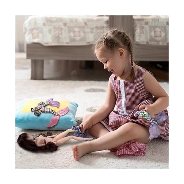 Juego de 3 accesorios de muñeca de sirena ropa de muñeca