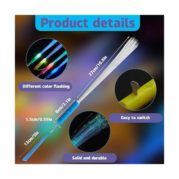 Zhanmai 24 varitas de fibra brillante varitas de luz LED_2