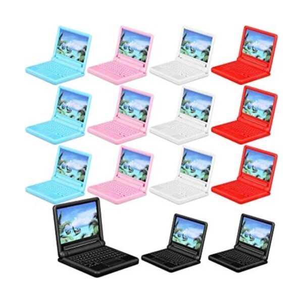 15 piezas de casa de muñecas mini portátil simulación