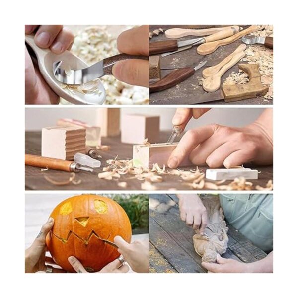 Juego de herramientas de tallado de madera kit de 12