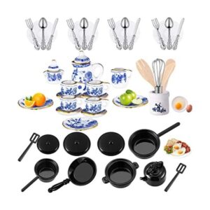 47 accesorios de cocina de casa de muñecas en miniatura_1