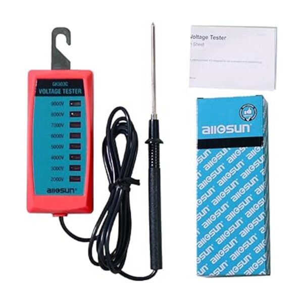 allsun LED Valla Tester eléctrico Voltaje Tester Max 9000 V