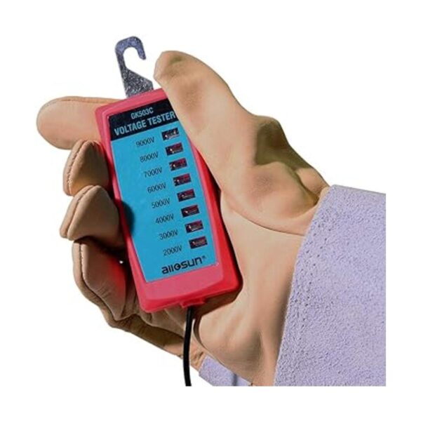 allsun LED Valla Tester eléctrico Voltaje Tester Max 9000 V