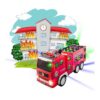 Camión de bomberos eléctrico para niños con luces 4D_2