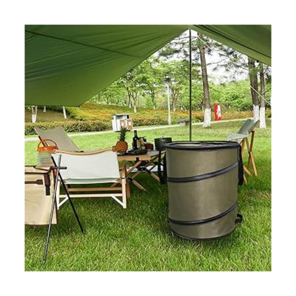 Bote de basura para camping cubo de basura desplegable o