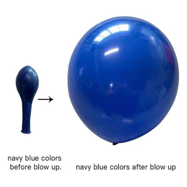 Zesliwy Kit de guirnalda de globos de oro azul marino 131_2