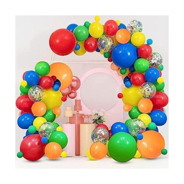 Juego de 117 globos de confeti de Rianbow en 4 tamaños de