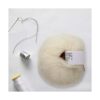 Mohair Knit Hilo de lana larga de angora suave caliente_3