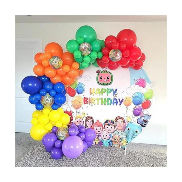 Juego de 117 globos de confeti de Rianbow en 4 tamaños de