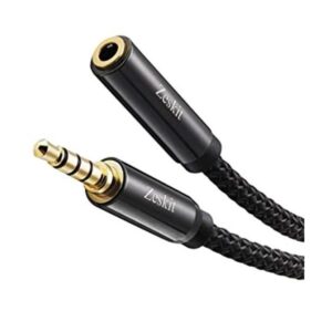 Zeskit Cable de extensión de audio AUX de 0.138 in macho a_1