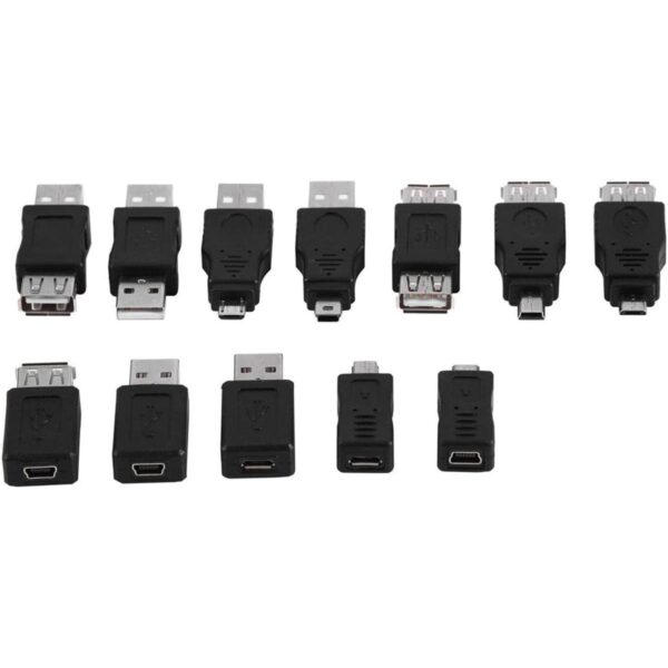 Zerone USB OTG Micro Mini USB 2.0 macho a hembra adaptador