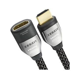 Zeskit Cinema Plus 4K 10ft macho a hembra Cable de_1