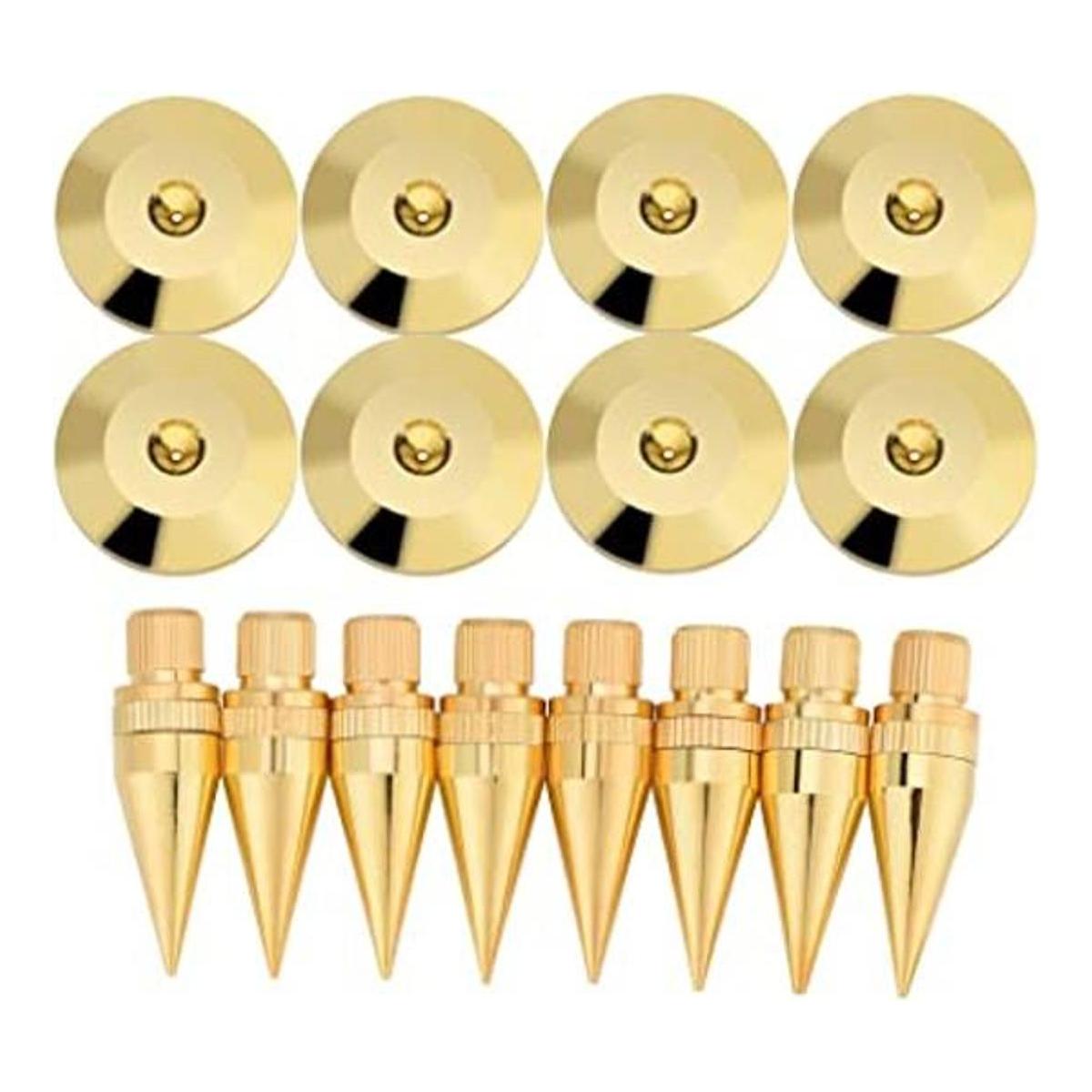 Zerone Juego de 8 pares de 0.236 x 1.417 in soporte de