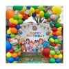 Juego de 117 globos de confeti de Rianbow en 4 tamaños de
