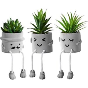 zerzsy 3 plantas suculentas artificiales creativas con_1