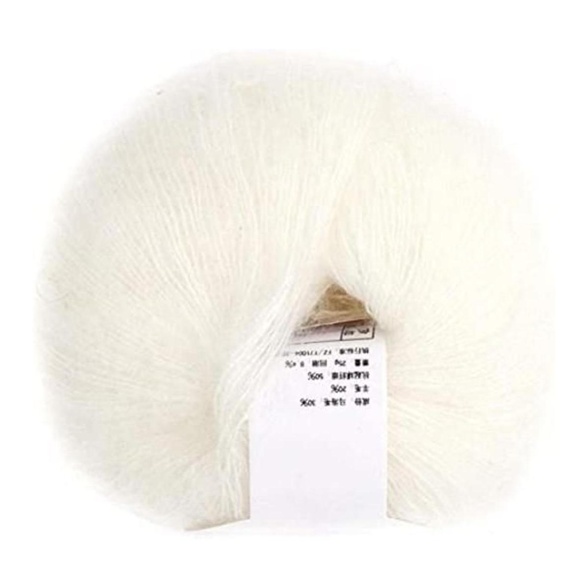 Mohair Knit Hilo de lana larga de angora suave caliente