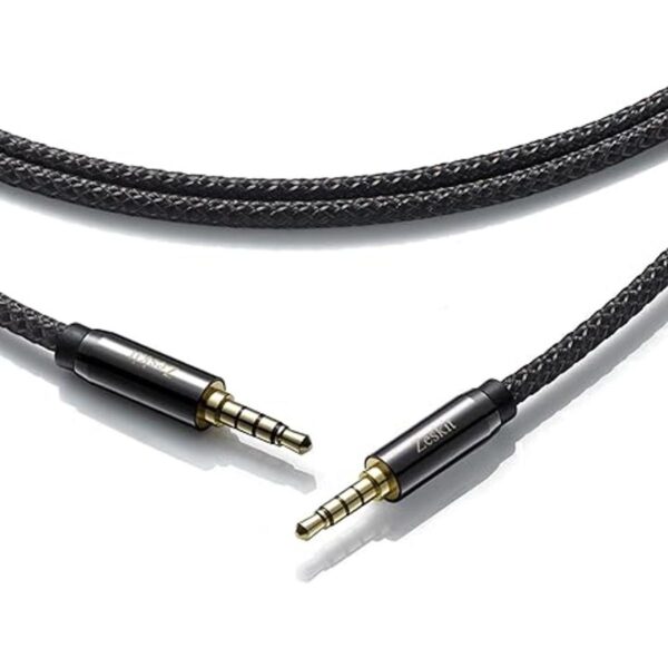 Zeskit Premium 0.138 in Jack macho a macho AUX Cable de_3