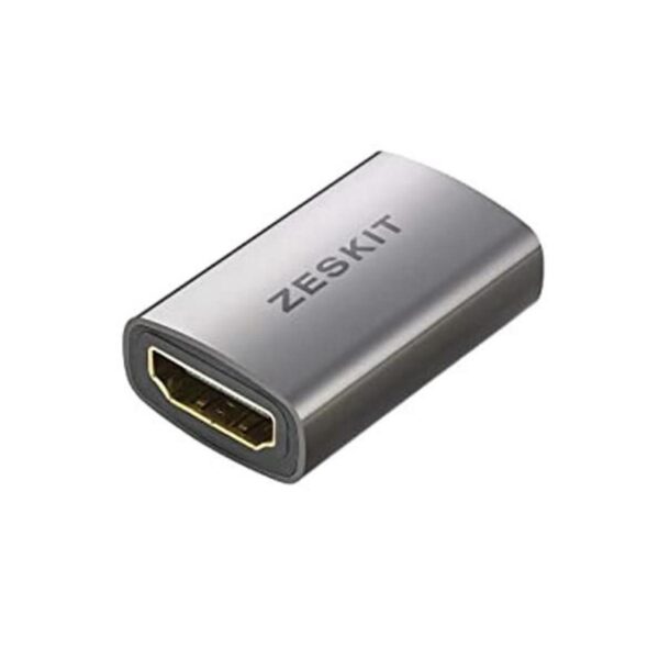 Zeskit Acoplador HDMI V2 de aluminio con blindaje_1