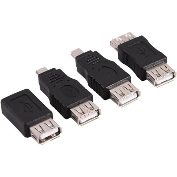 Zerone USB OTG Micro Mini USB 2.0 macho a hembra adaptador