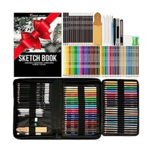 Zenacolor Juego de 74 dibujos kit de arte profesional_1