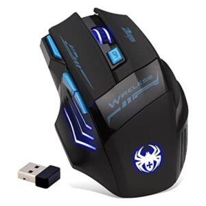 Zelotes Mouse inalámbrico para juegos mouse ergonómico