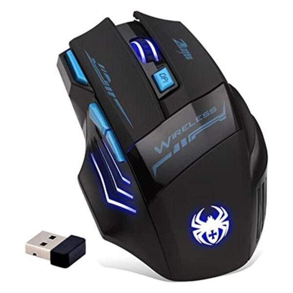 Zelotes Mouse inalámbrico para juegos mouse ergonómico