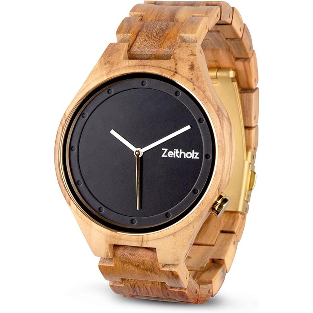 ZEITHOLZ Woman Wood Watch Analog Watch New Stolpen
