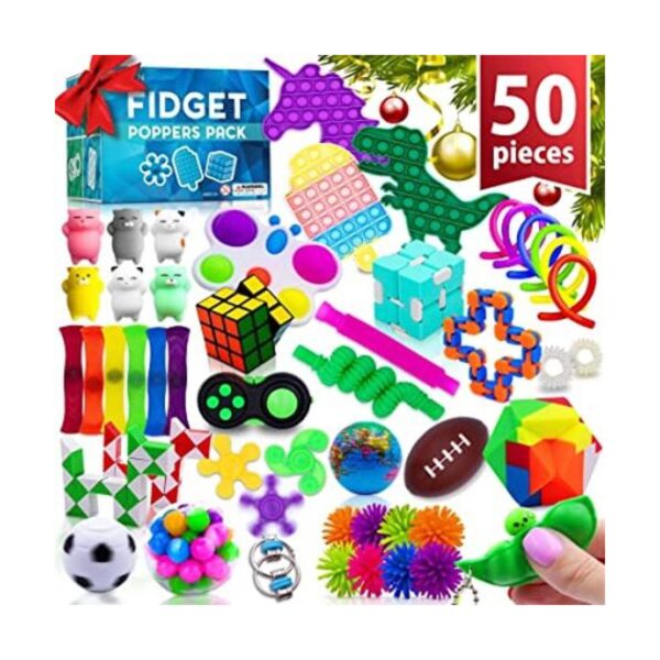 Paquete de 50 juguetes para la ansiedad regalos de_1