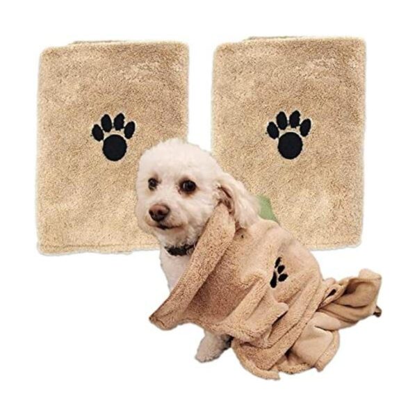 Zelica Toallas de baño para perros 2 unidades_1