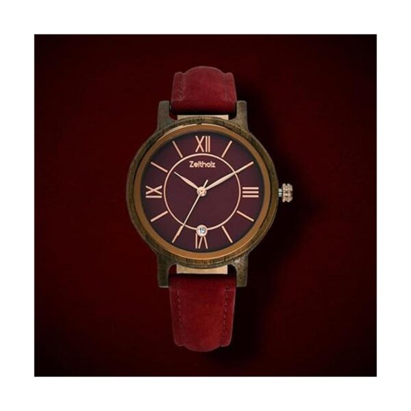 ZEITHOLZ Reloj de madera para mujer reloj de madera_2