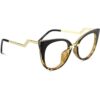 Zeelool Elegantes lentes de bloqueo de luz azul ojo de_3