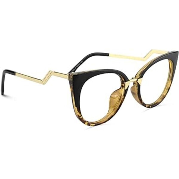 Zeelool Elegantes lentes de bloqueo de luz azul ojo de_3